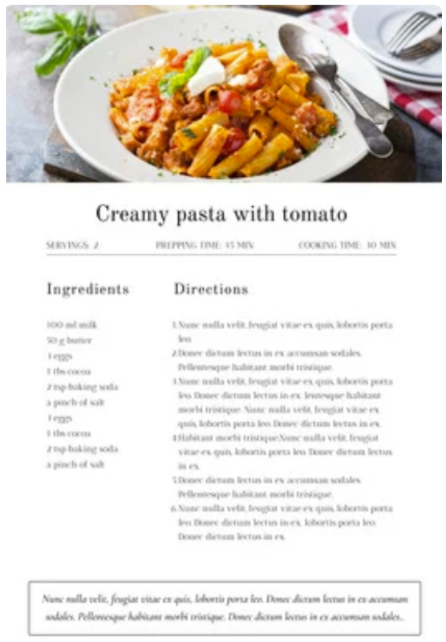 20+ Free Recipe Templates for Google Docs and Slides - Free Download