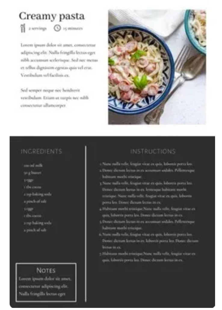 20+ Free Recipe Templates for Google Docs and Slides - Free Download